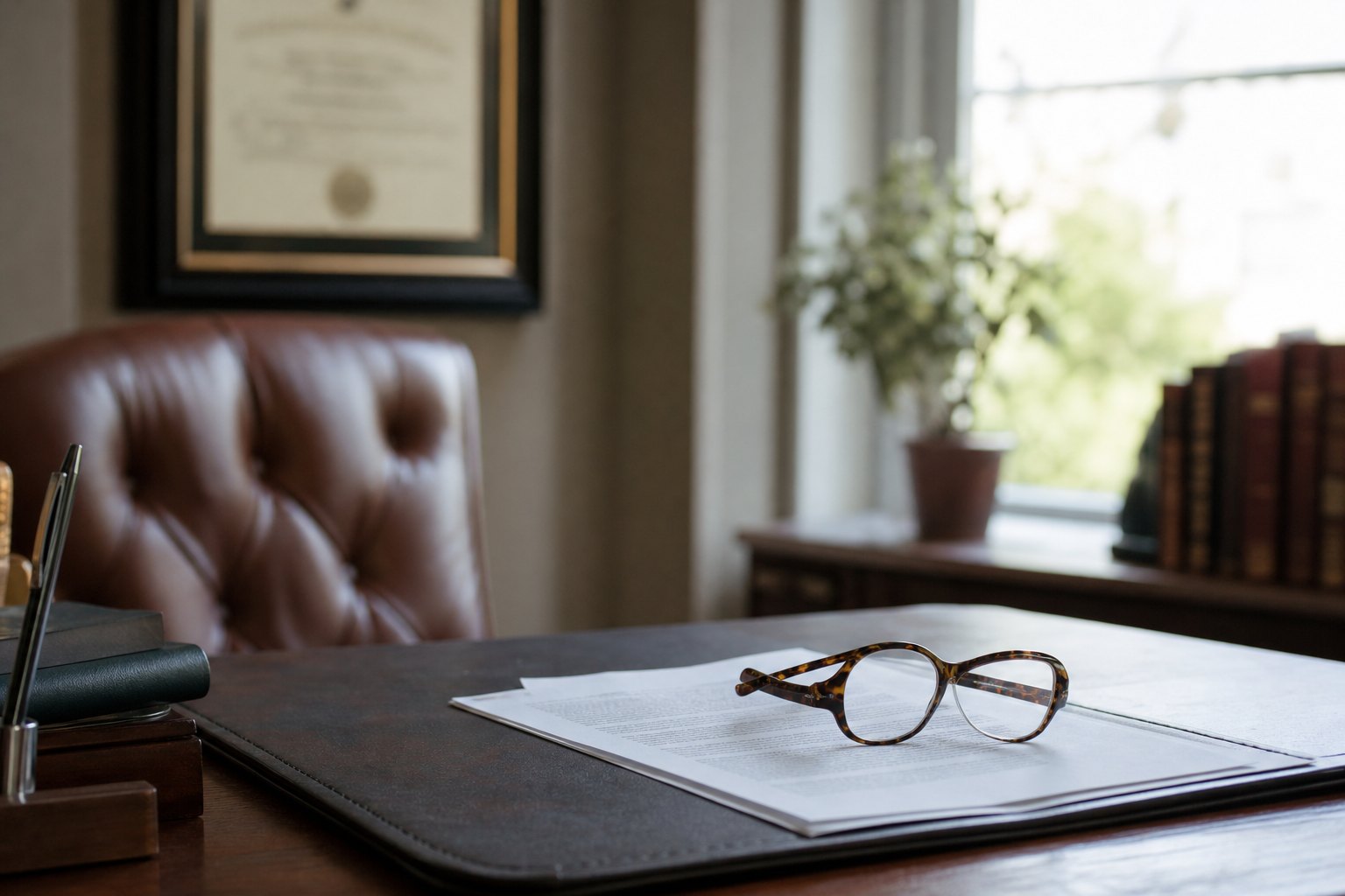 An attorney's office at Mercer House