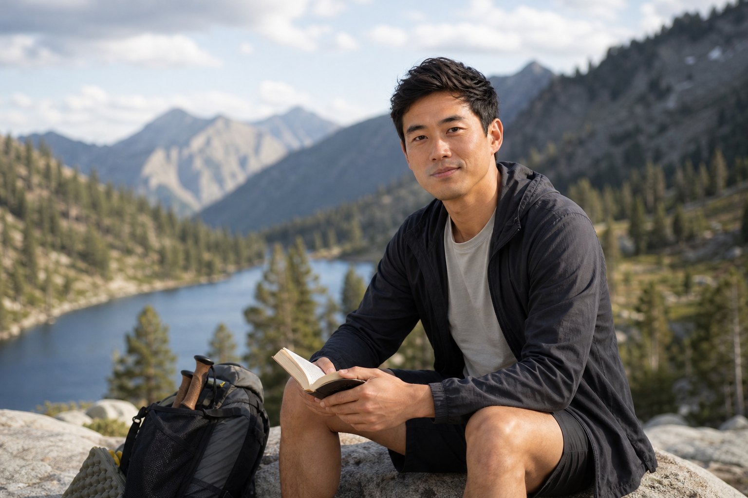 Caleb Nakamura, off duty